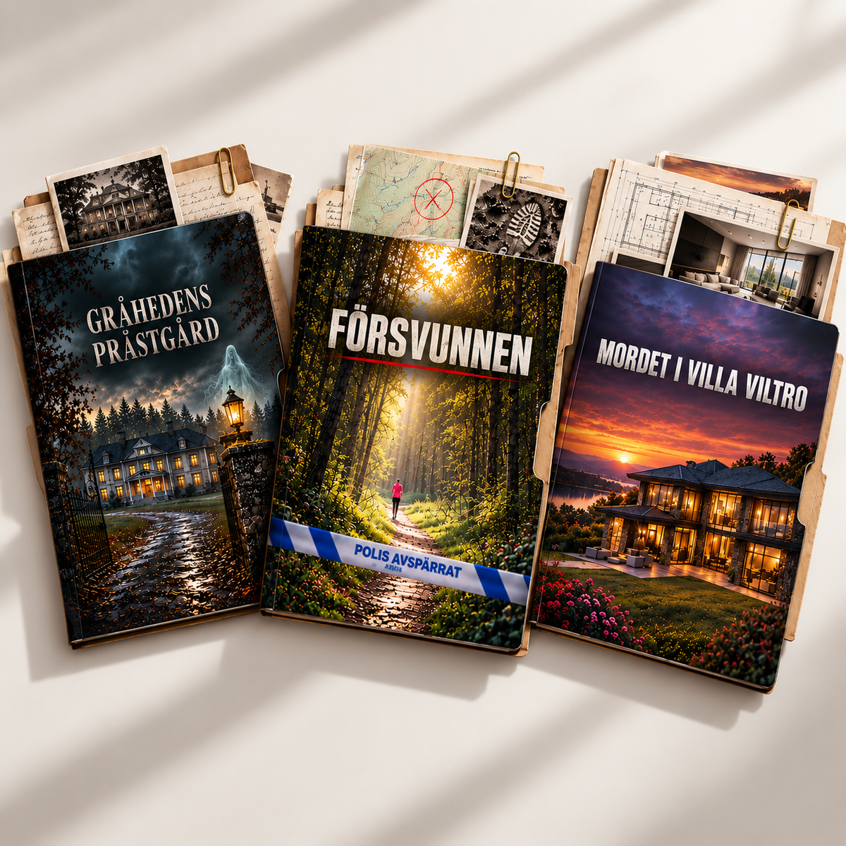 CrimeBundle | 3 x mordgåtor